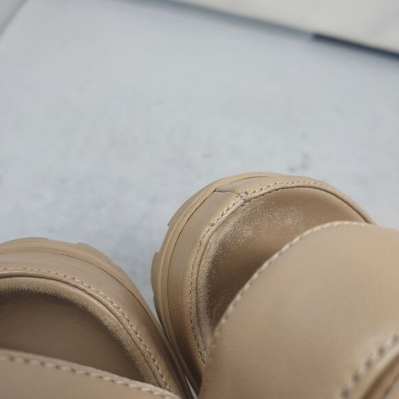 Prada Tan Nappa Quilted Padded Dad Sandal - Picture 13 of 14